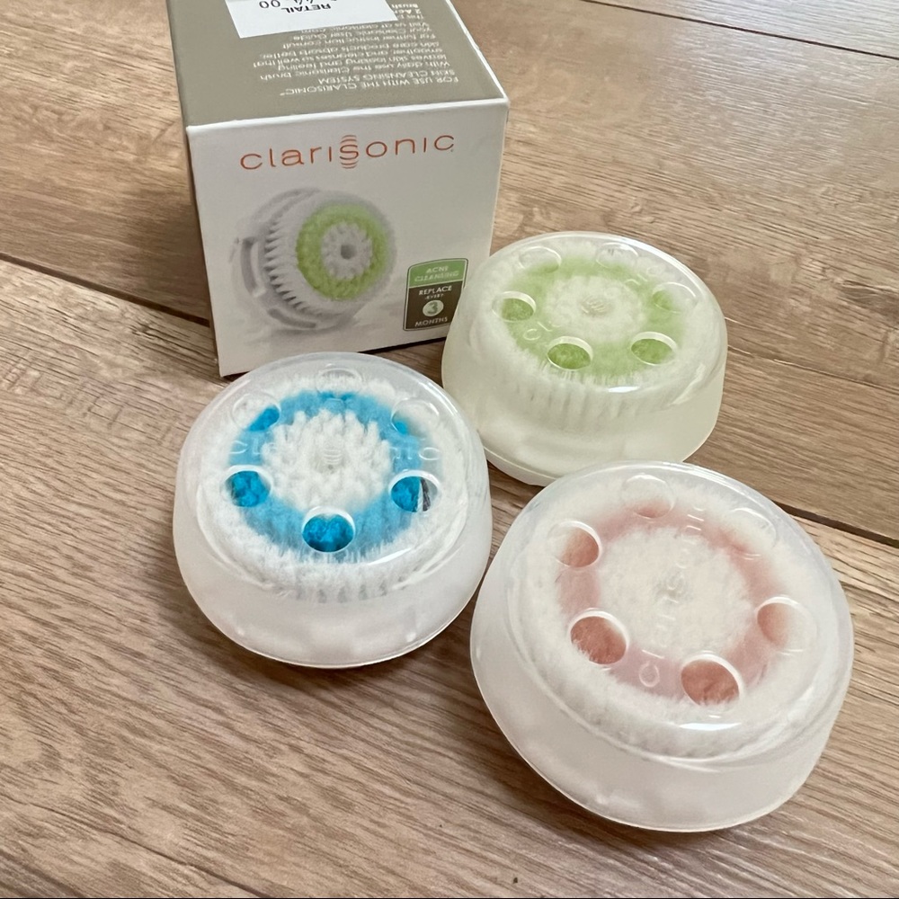 Authentic Clarisonic Replacement Brush heads (3pk)